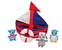 Neoprene 5 piece bathtub toy