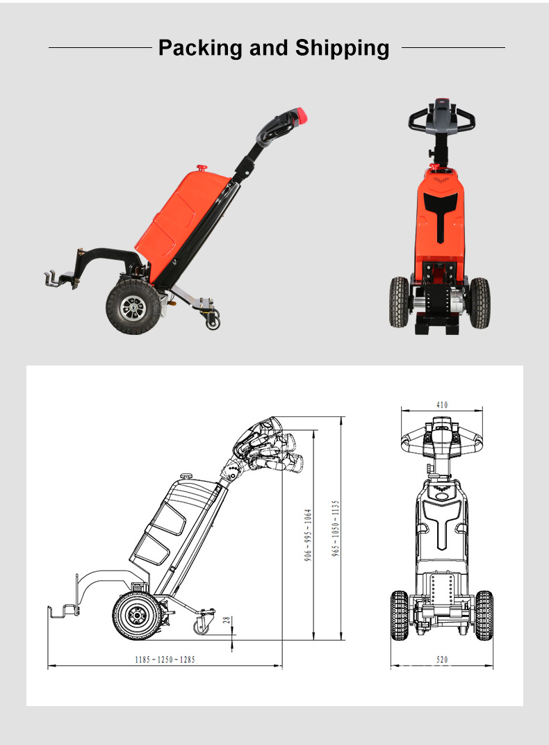 QDD10 Electric Mini Tow Tractor