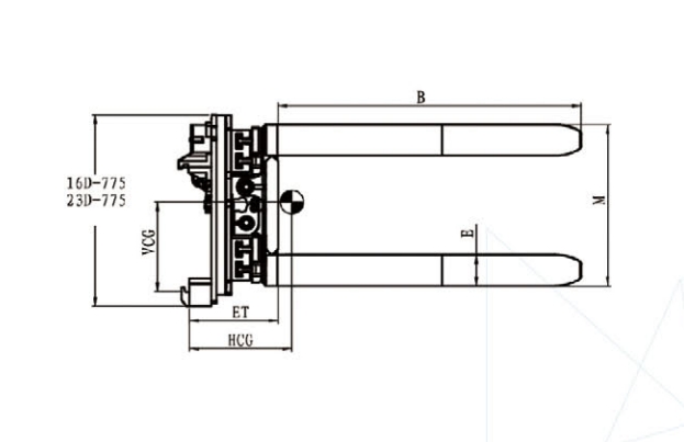 ROTATING FORK CLAMP