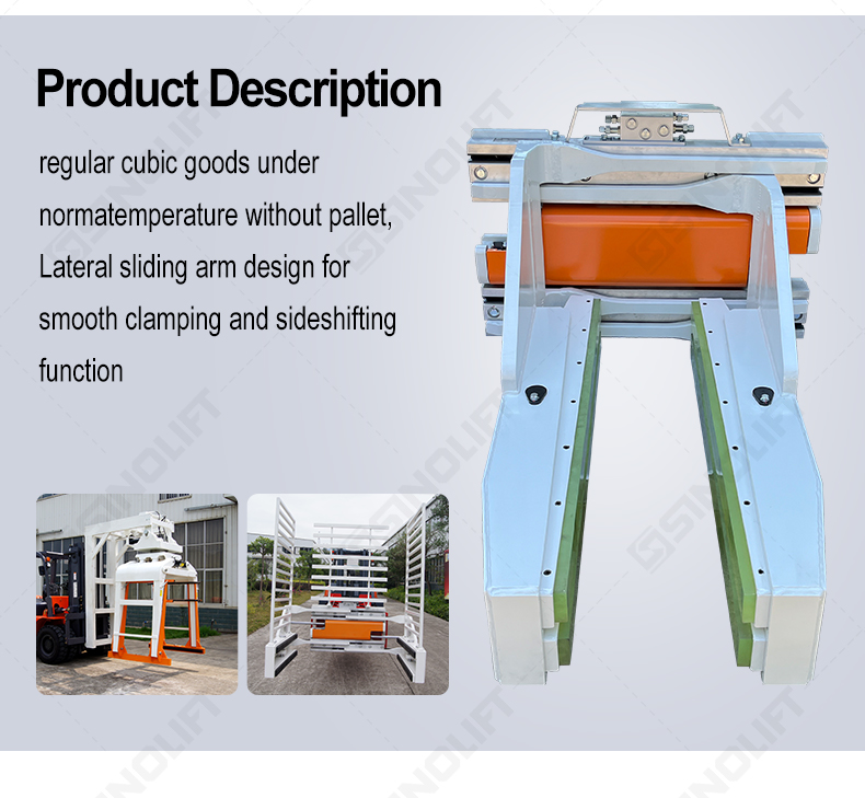 Versatile brick clamp designed for long service life and safety.