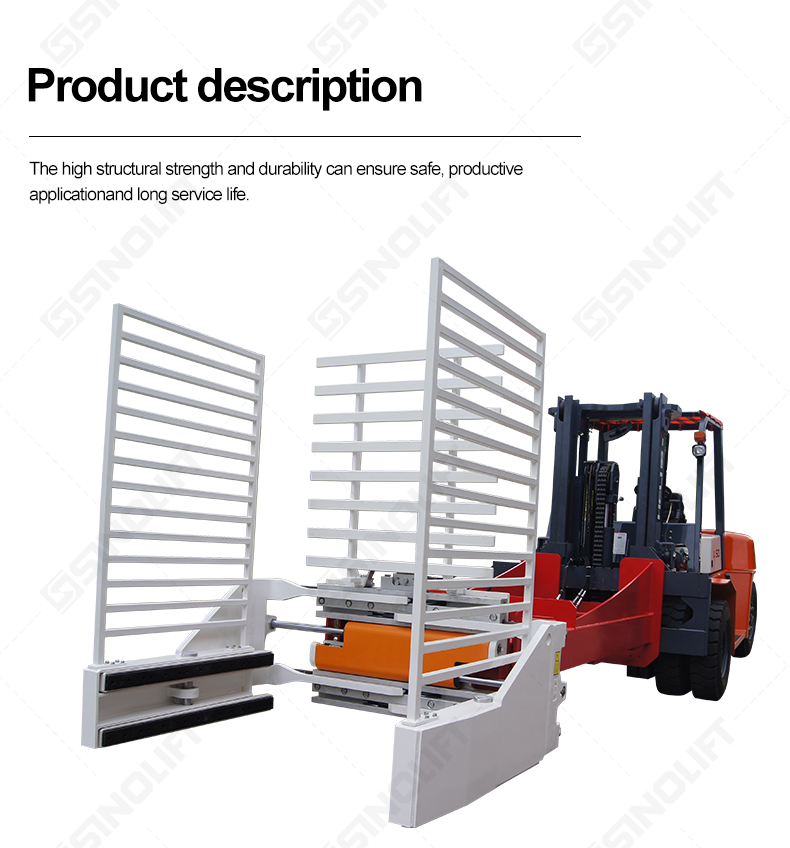 Clamping equipment for non-palletized, regular-shaped goods.