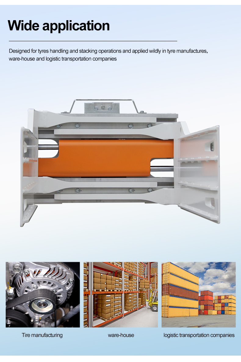 Cost-effective tyre handling solution for warehouse operations.