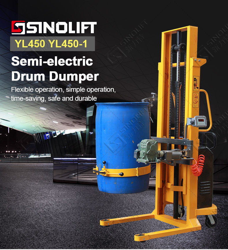 Semi-electric Drum Dumper