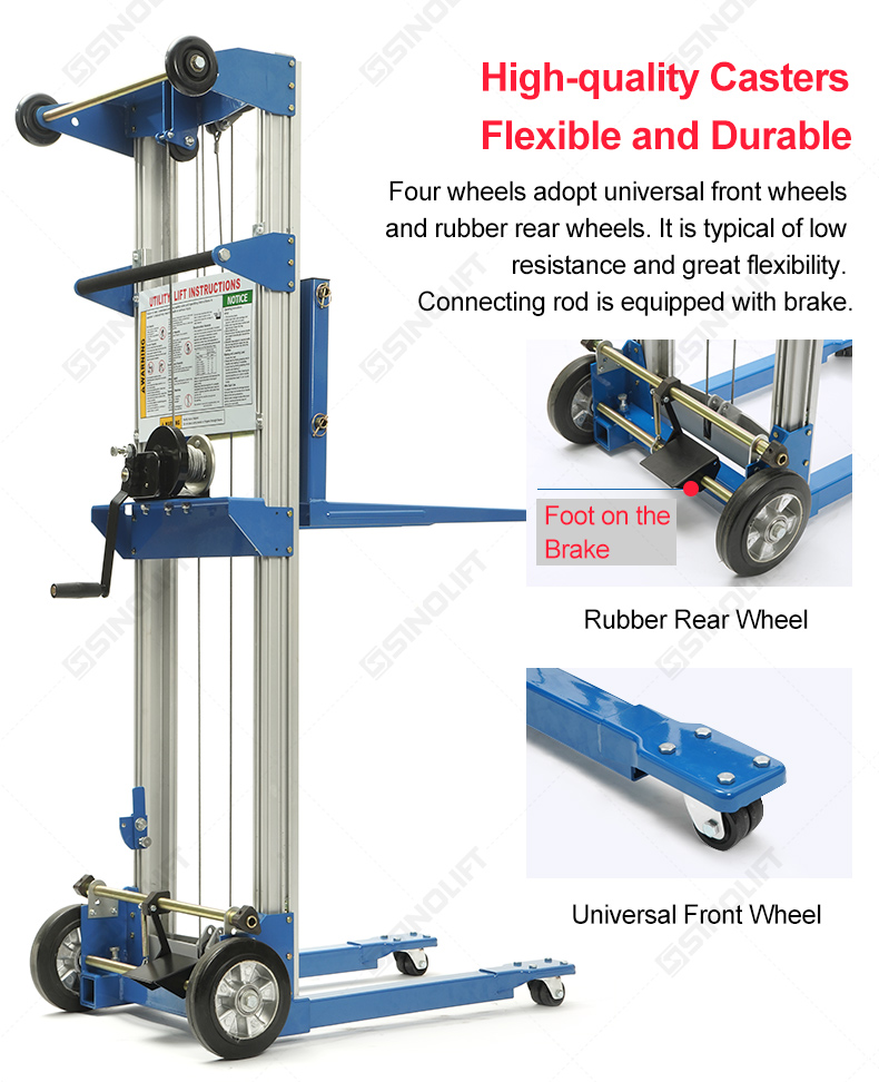 Hand Winch Stacker