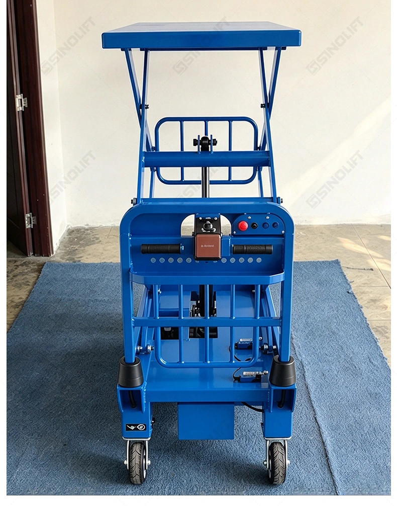 The SINOLIFT ESF Series Electric Scissor Lift Table Truck combines electric hydraulic lifting with a mobile platform for everyday material handling