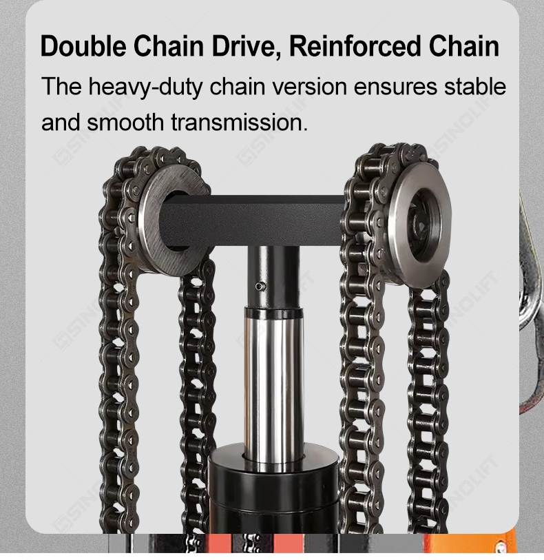 electric stacker truck with straddle legs