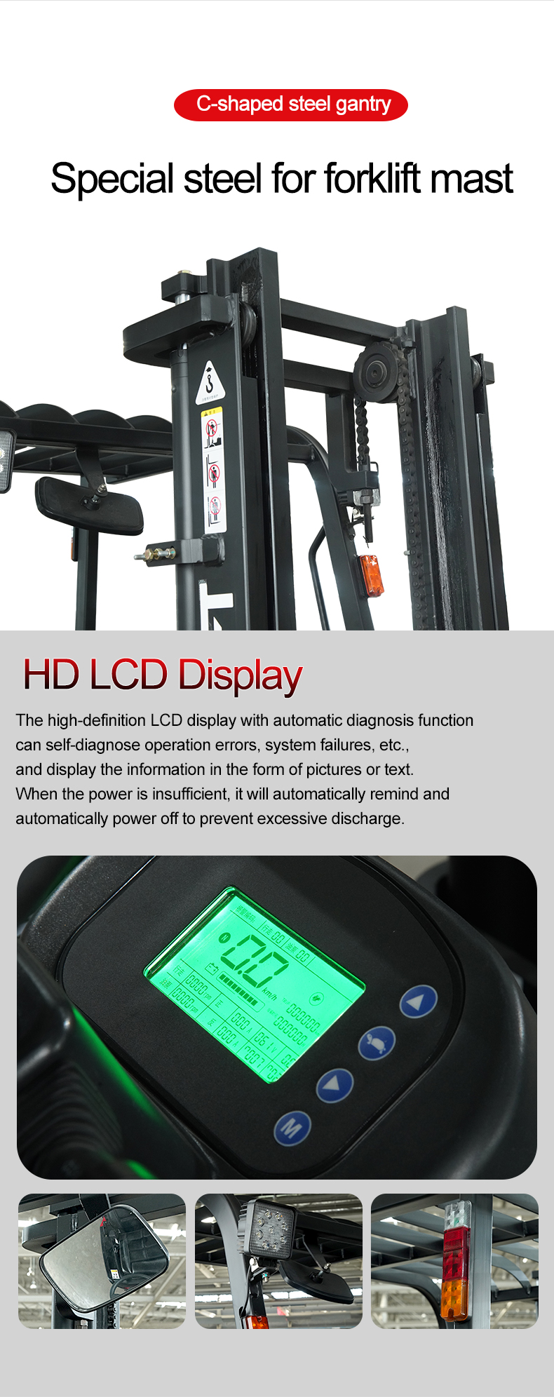 Mini Electric Forklift Truck