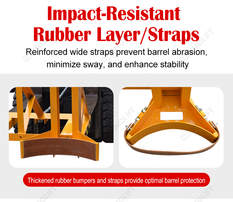 Forklift Mounted Drum Grab