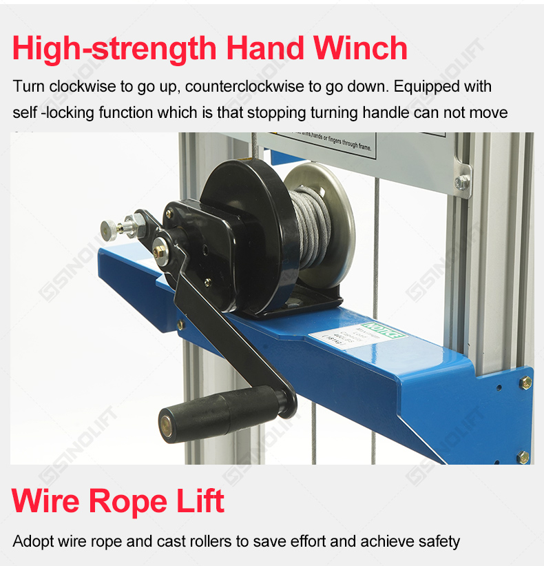 Hand Winch Stacker