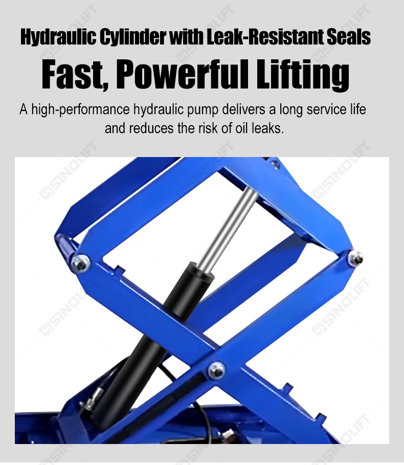 SINOLIFT manufactures ESZ electric scissor lift tables with powered travel and hydraulic lifting. Explore 500 kg and 800 kg models for warehouses and workshops.