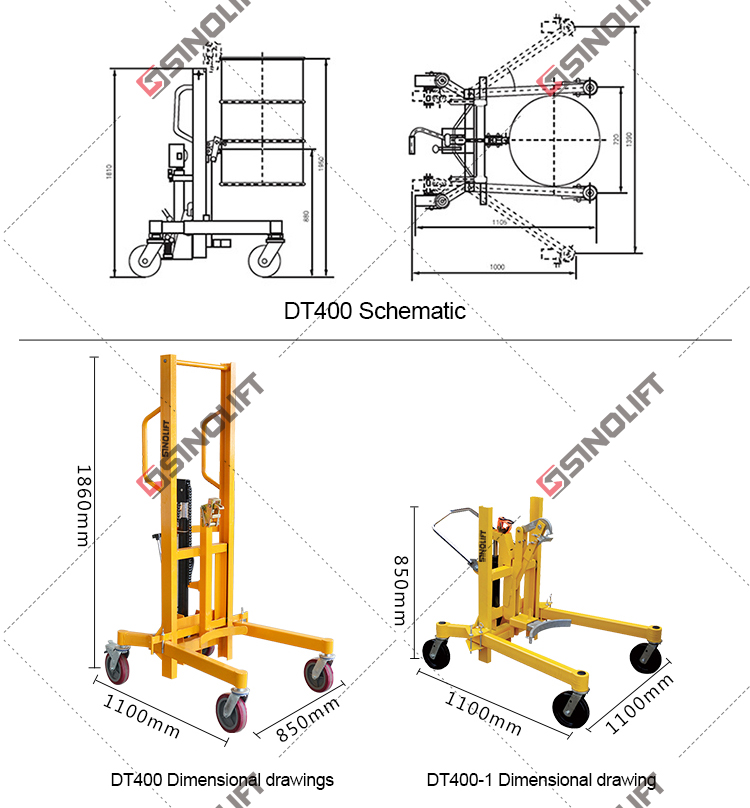 DT400 DT400-1 Hand Drum Handler