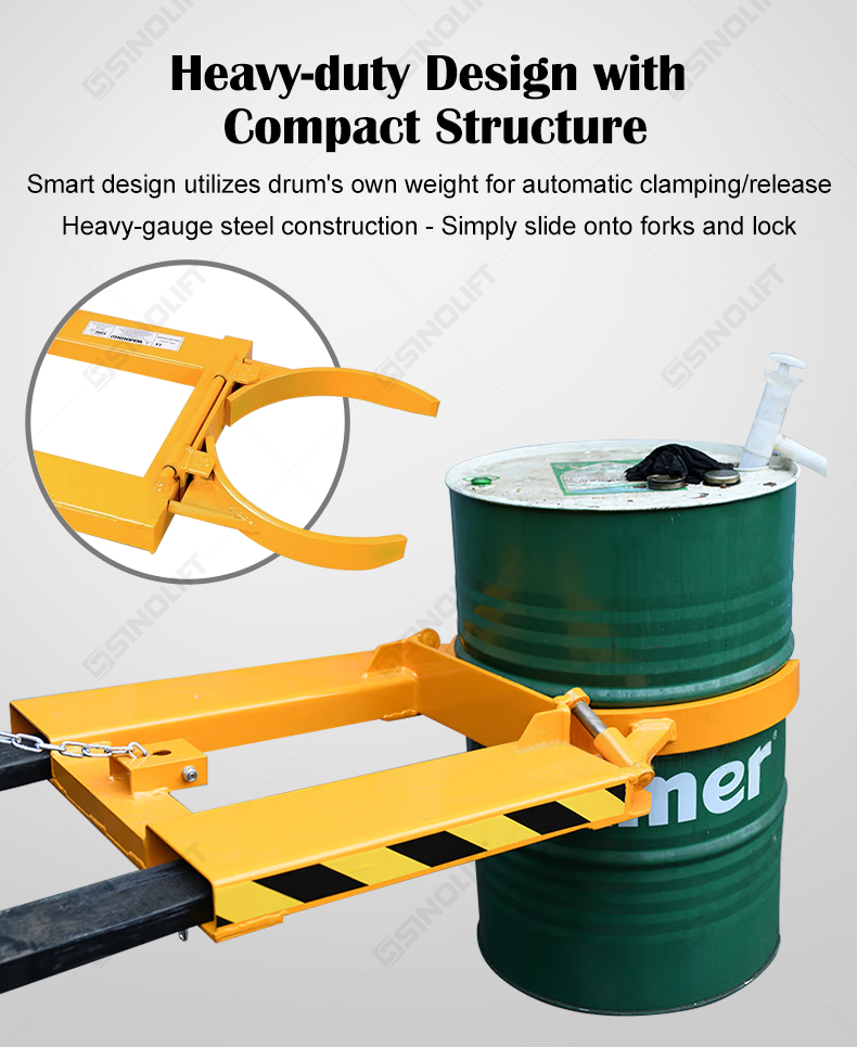 Forklift Drum Clamp