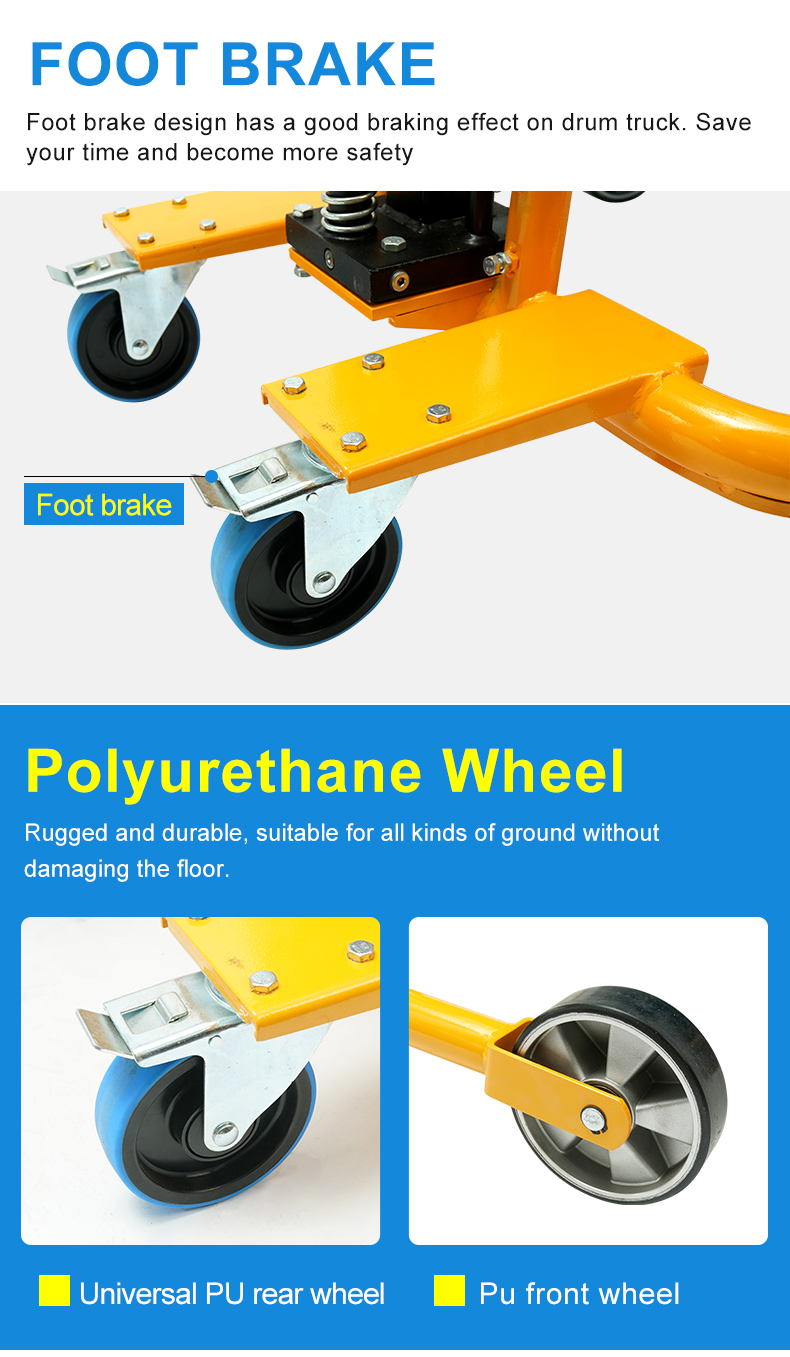 DY350B Portable Drum Truck