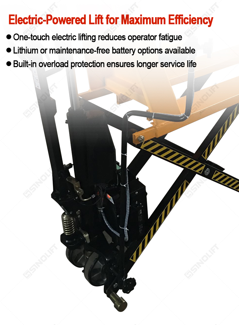 High Lift Scissor Pallet Jack