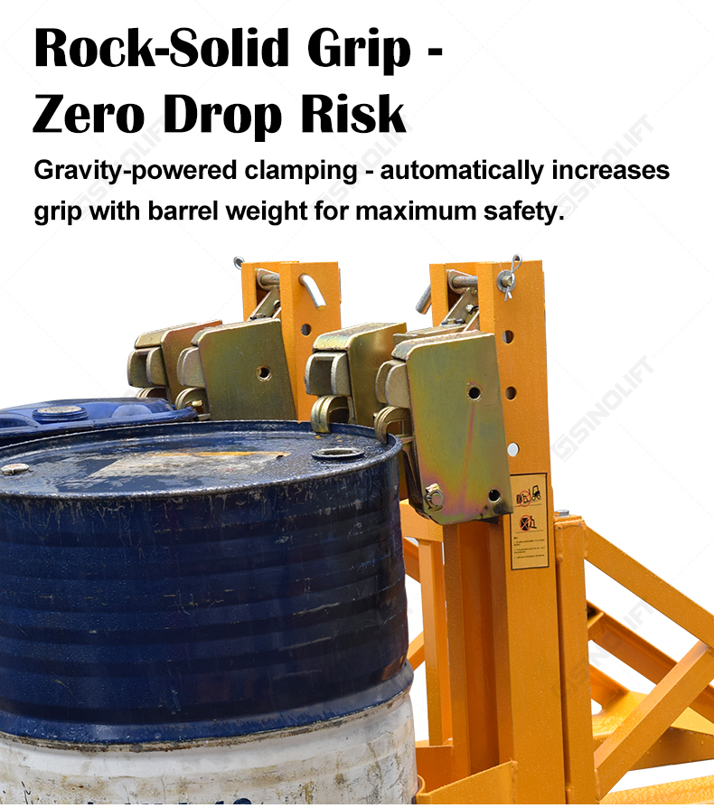 Forklift Mounted Drum Grab