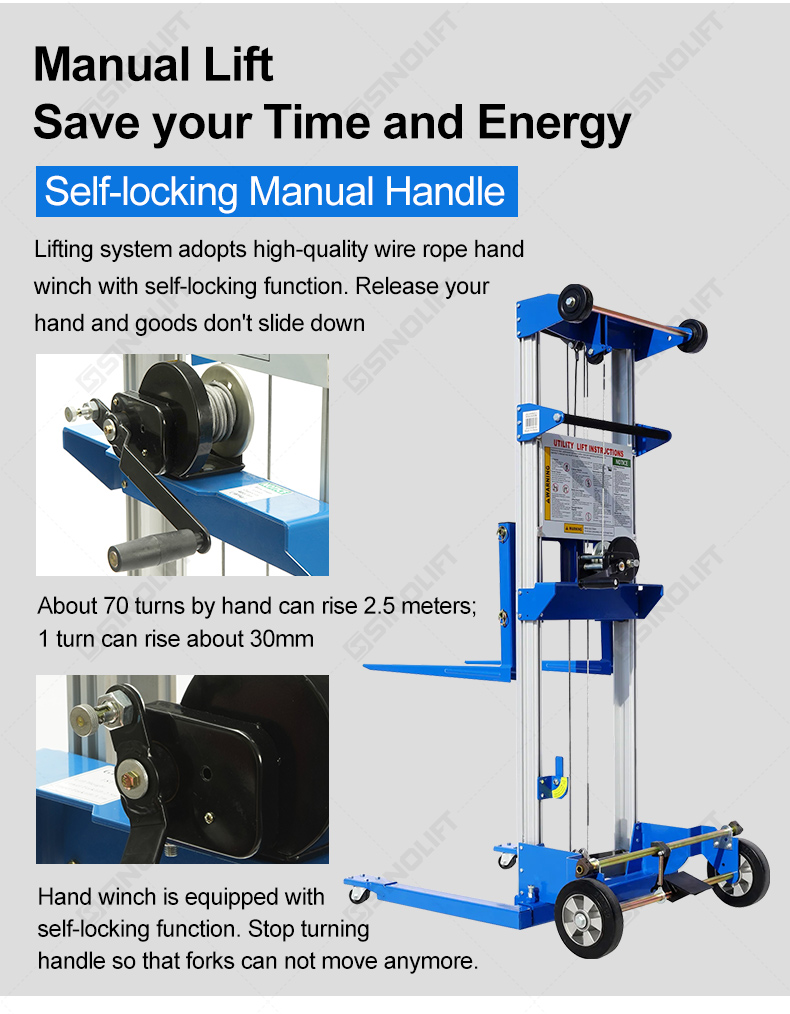 Hand Winch Stacker