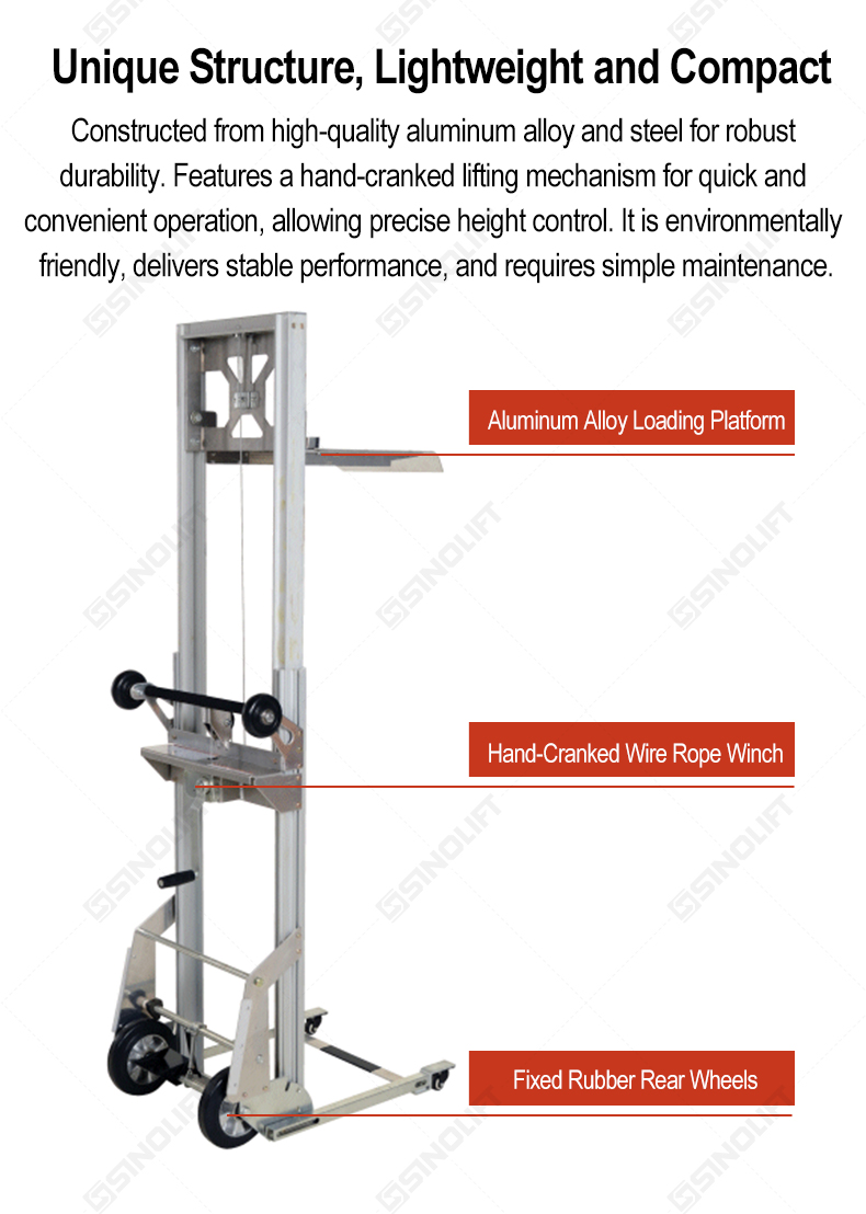 Hand Winch Stacker