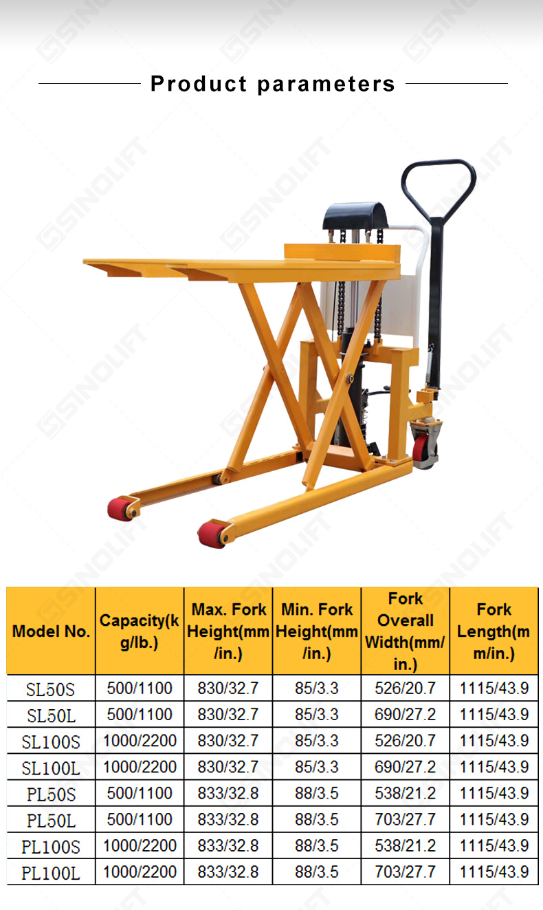 Manual Skid Lifter