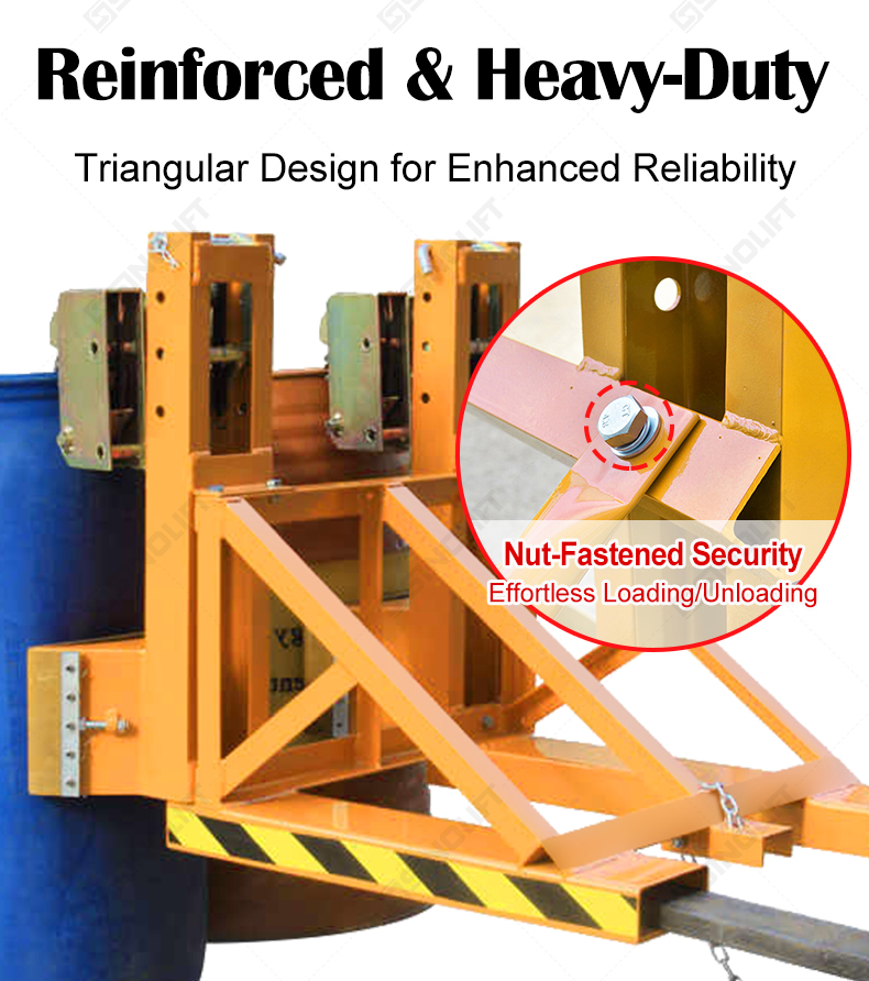 Forklift Mounted Drum Grab