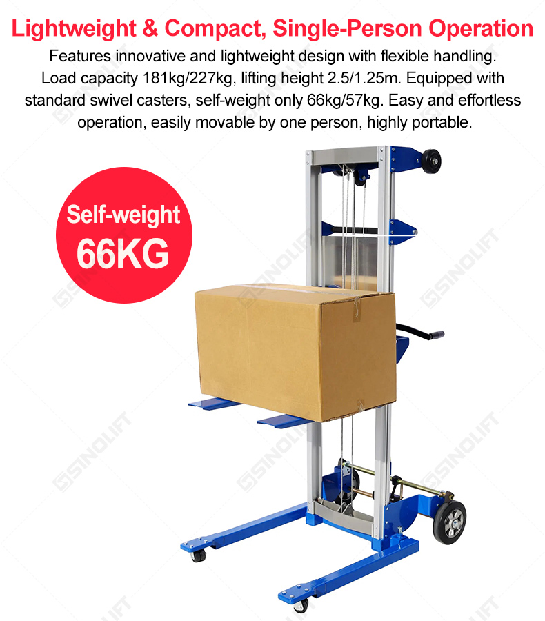 Hand Winch Stacker