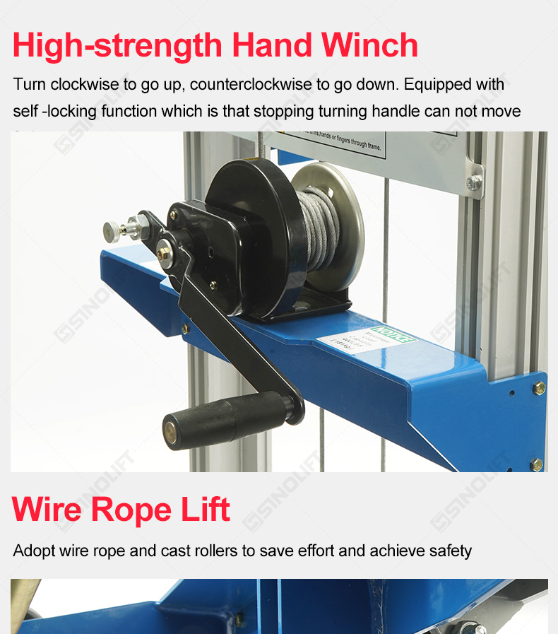 Hand Winch Stacker