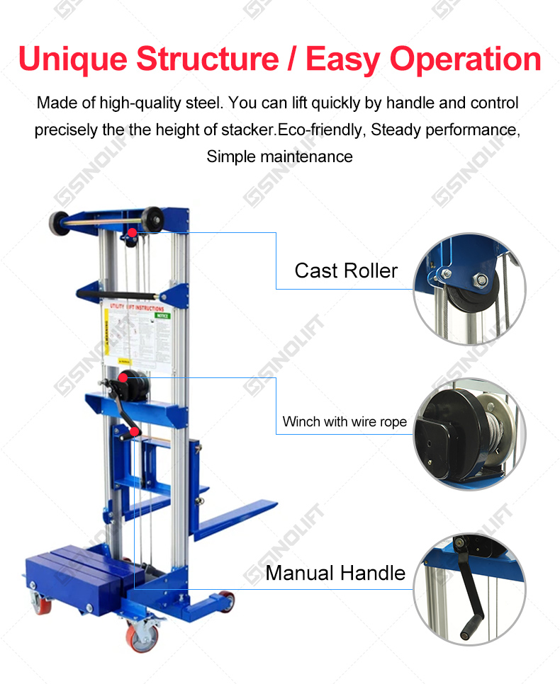 Hand Winch Stacker