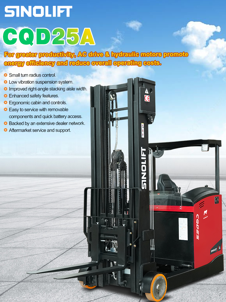 Electric reach truck