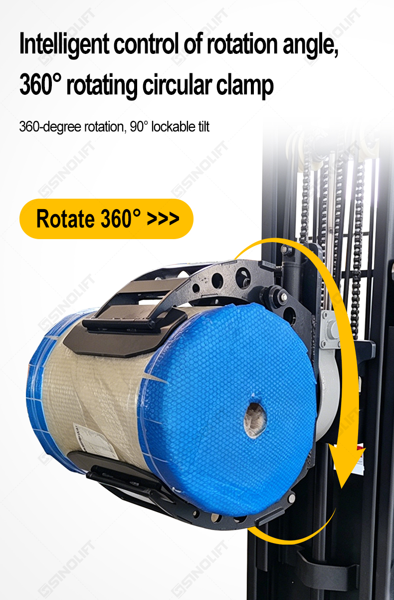 Stand-on Electric Clamping Truck