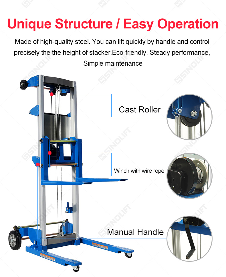 Hand Winch Stacker
