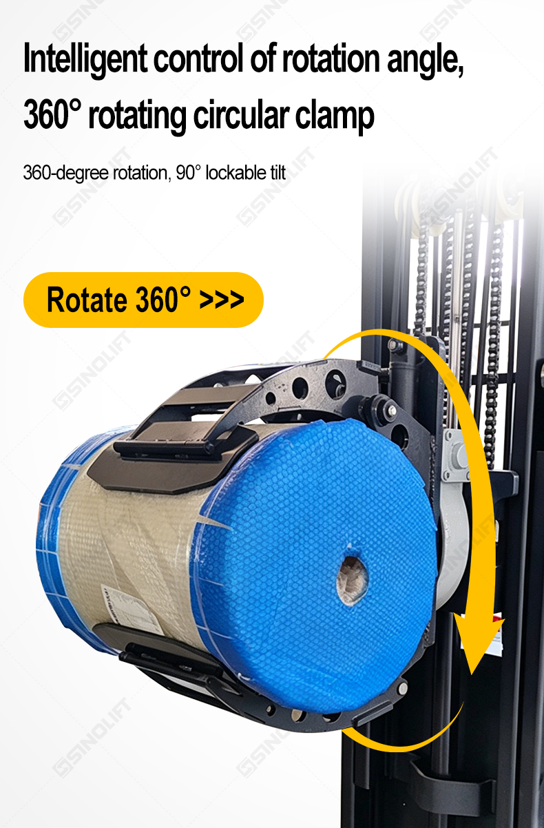 Roll lifting clamp