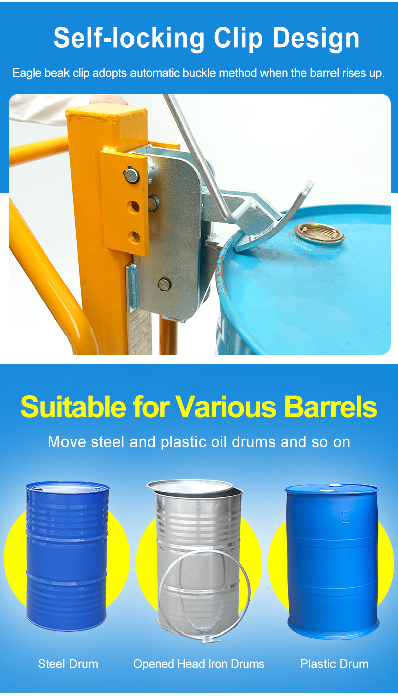 DY350B Portable Drum Truck