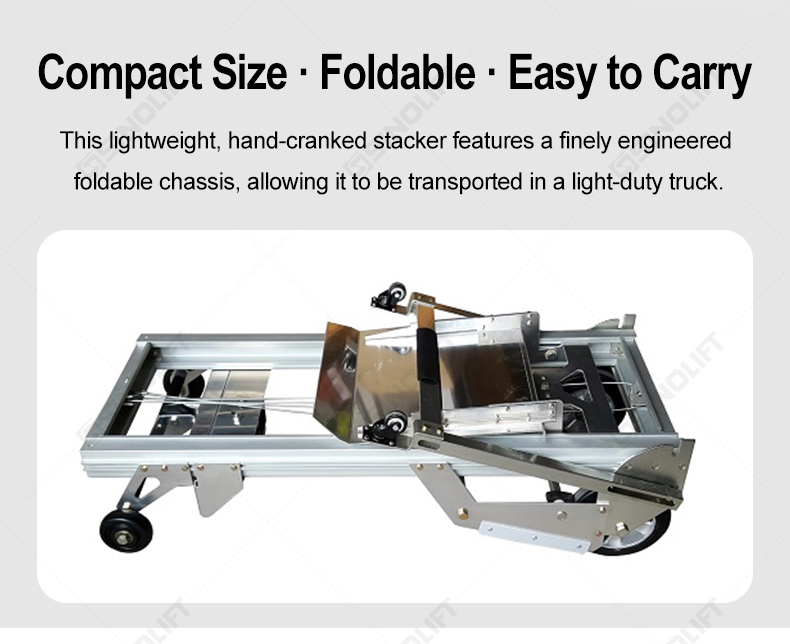 Hand Winch Stacker