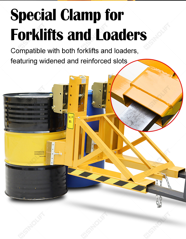Forklift Mounted Drum Grab