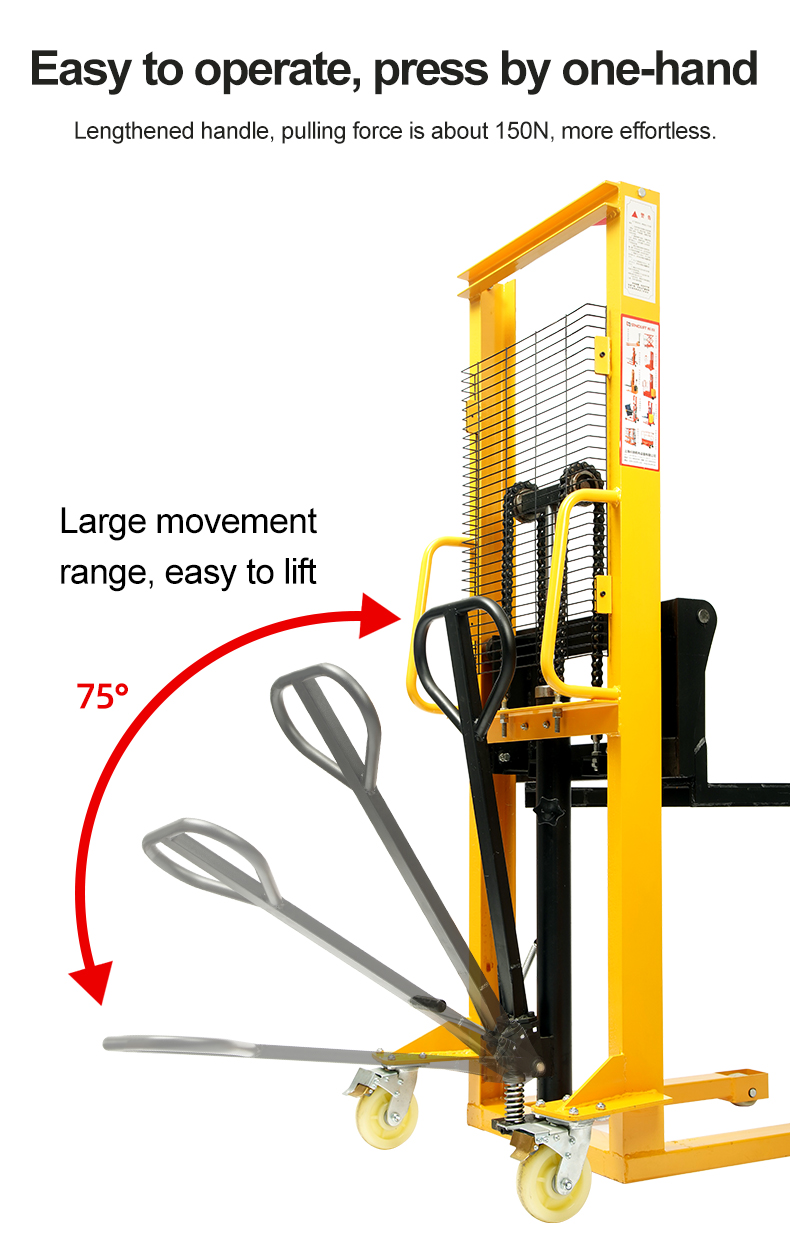manual hydraulic stacker