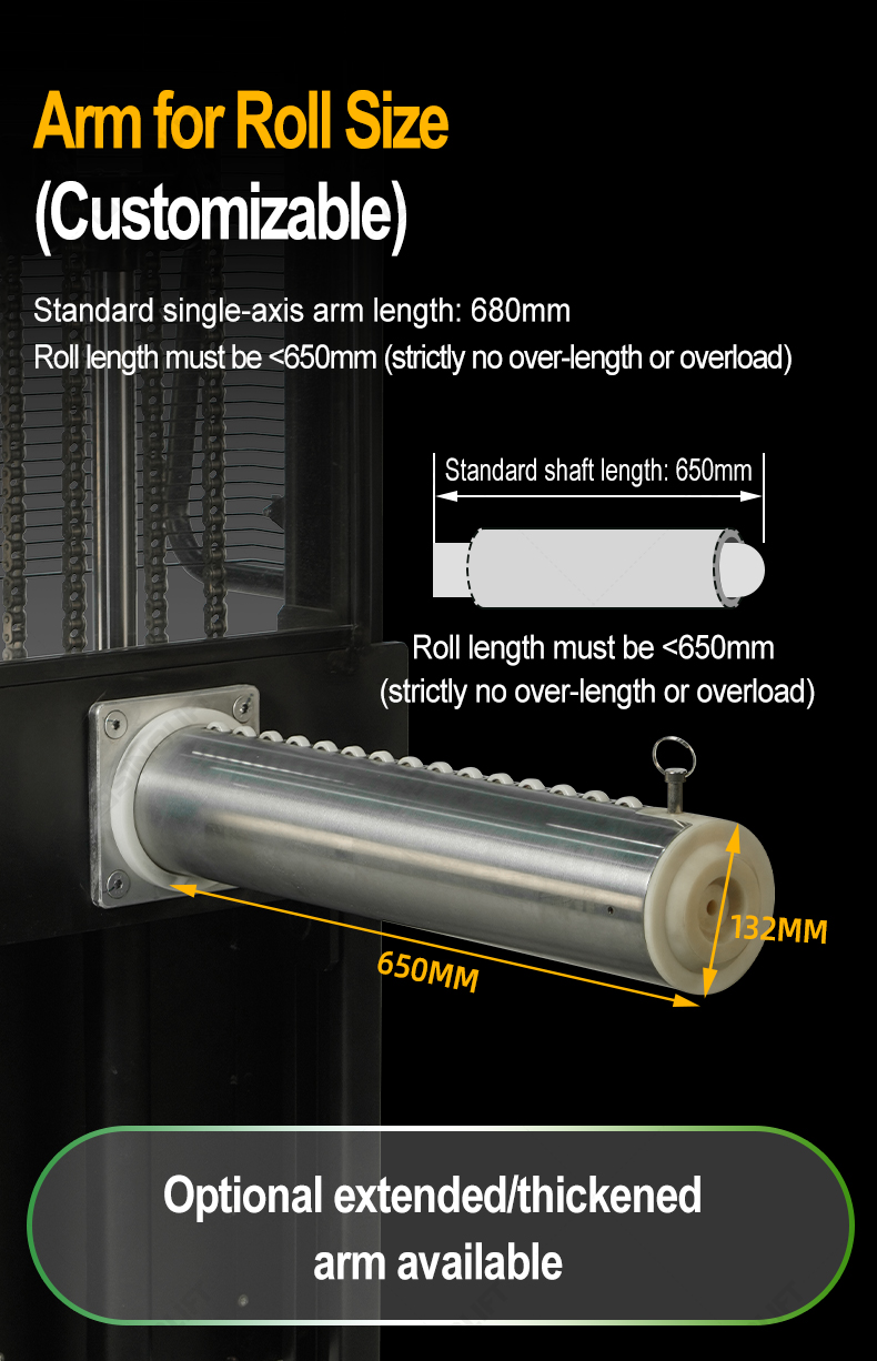 Electric Reel Stacker