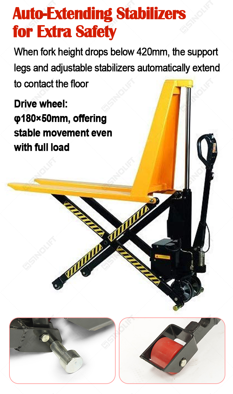 High Lift Scissor Pallet Jack