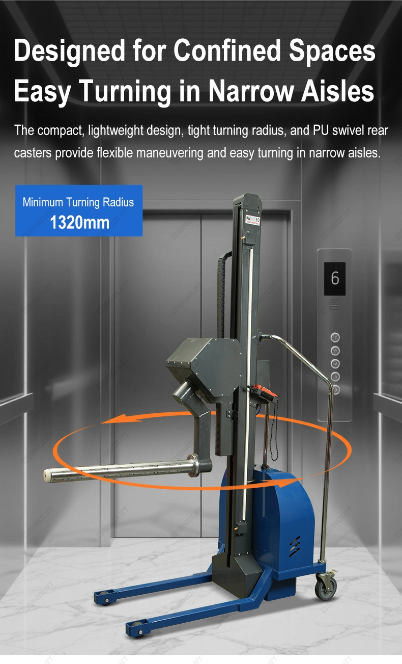 SINOLIFT Roll Lifter, Roll Lifter with Expanding Mandrel, Expanding Mandrel Roll Lifter, Roll Handling Equipment, Reel Lifting Equipment, Roll Handling Trolley, Reel Handling Trolley, Film Roll Lifter, Paper Roll Lifter