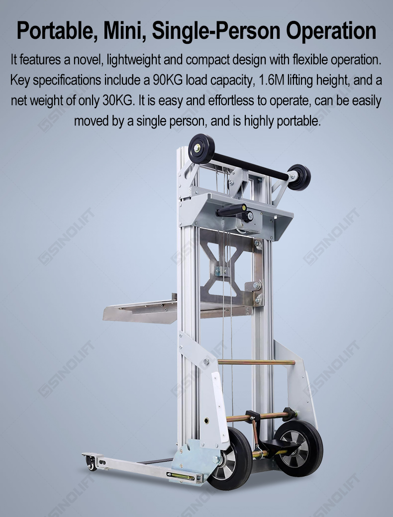Hand Winch Stacker