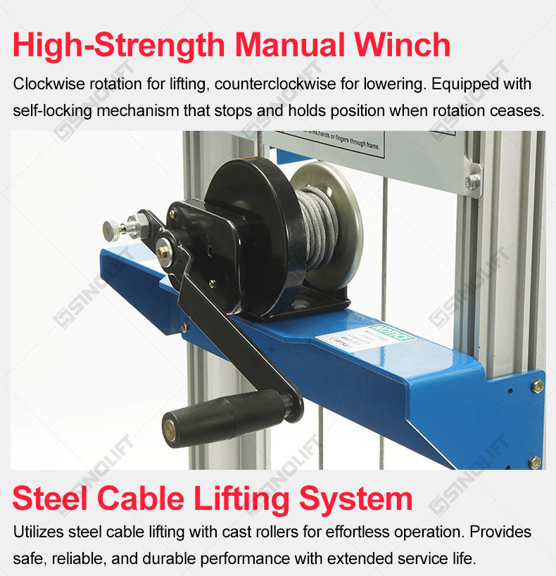 Hand Winch Stacker