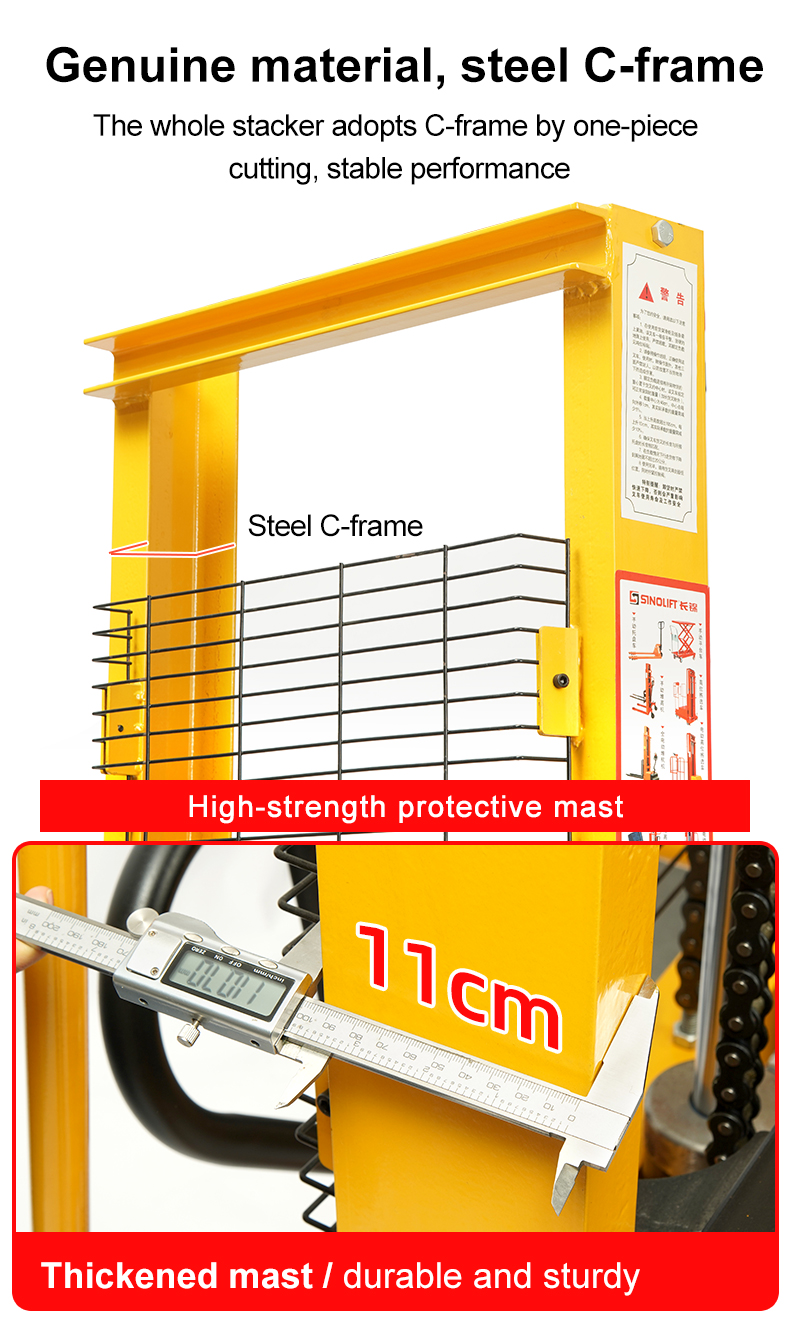 manual hydraulic stacker