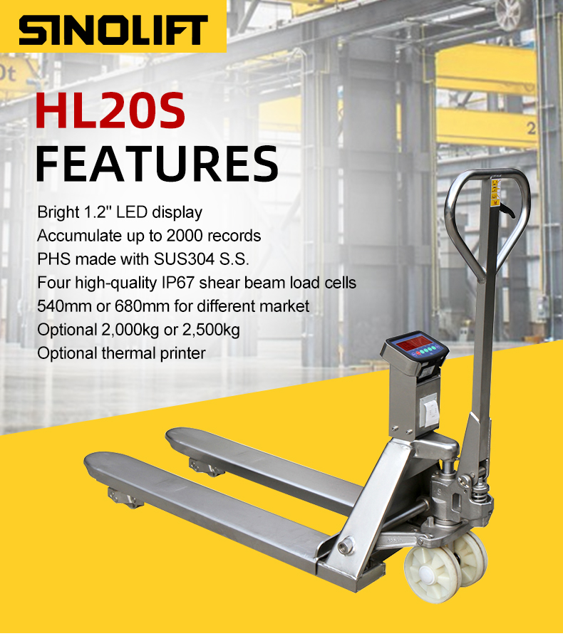 Stainless Steel Pallet Truck