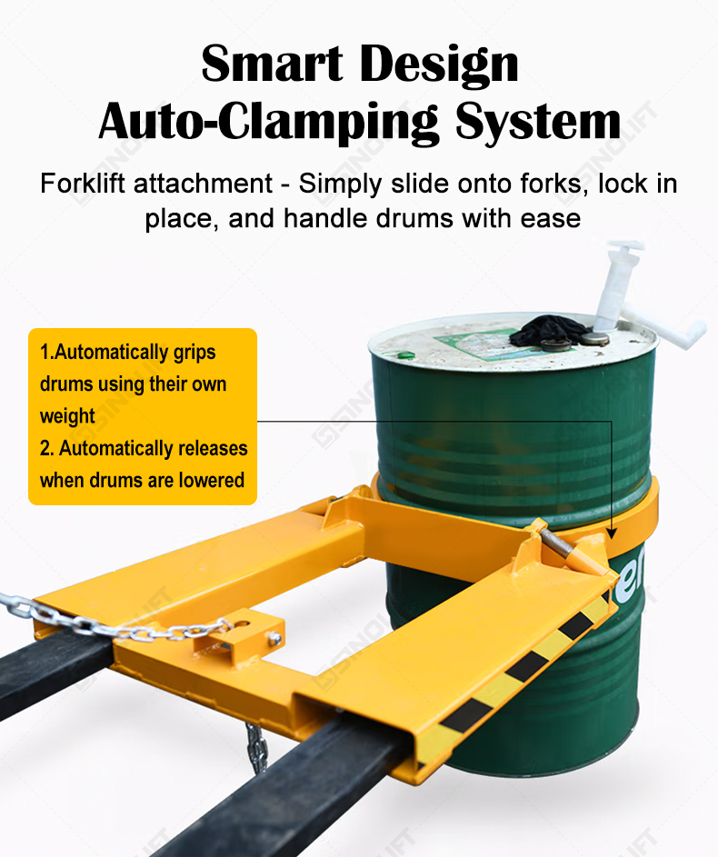 Forklift Drum Clamp