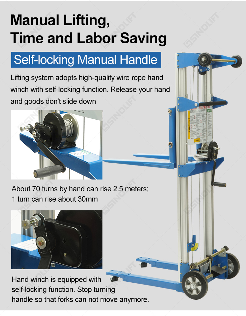 Hand Winch Stacker
