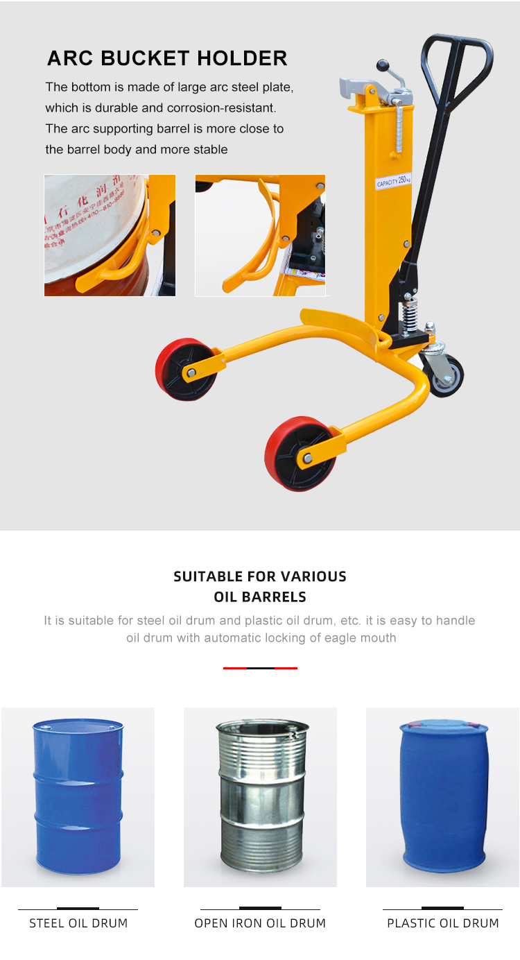 DT300 DT300-1 Portable Drum Truck