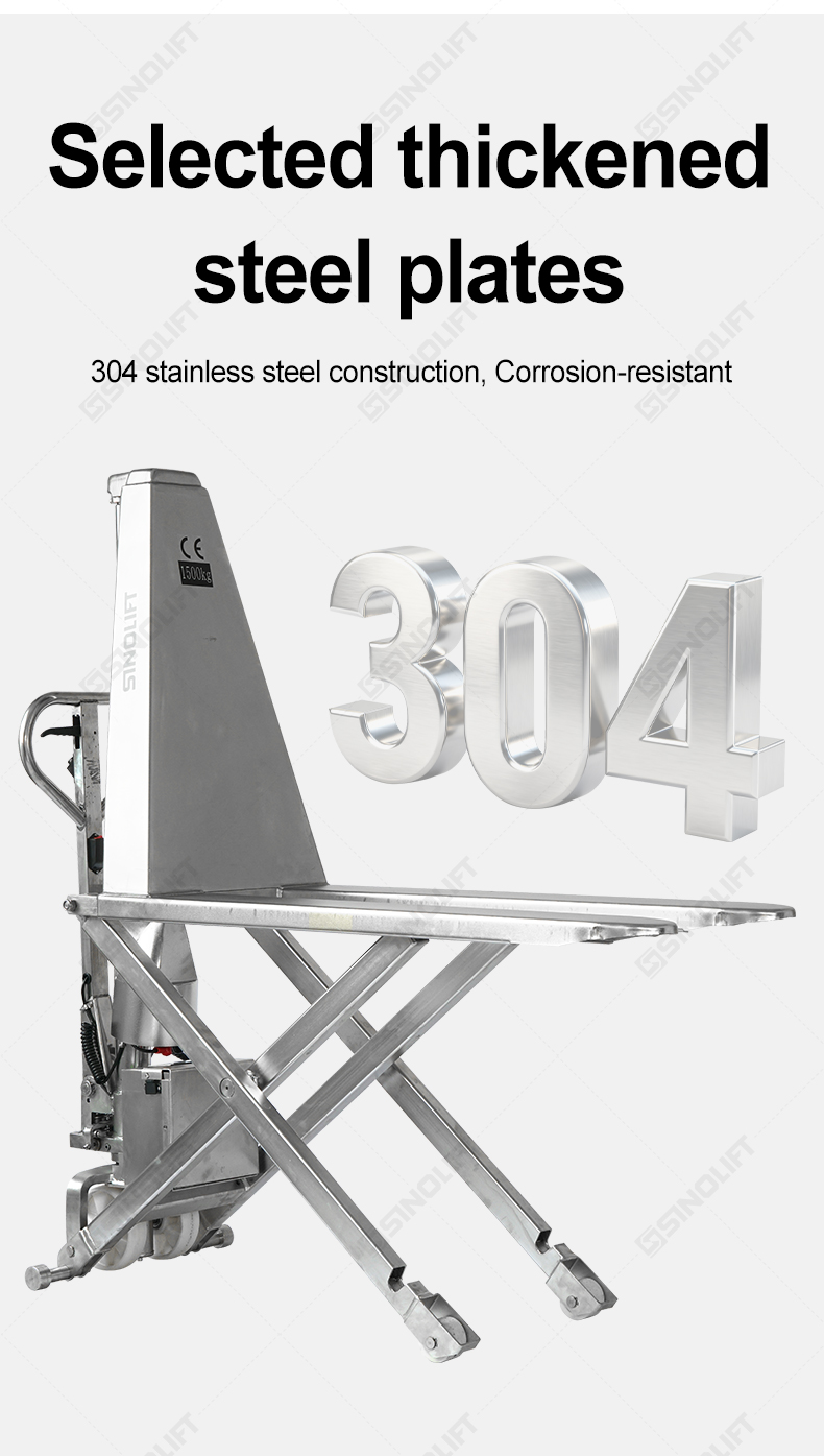 Stainless Steel High Lift Pallet Truck