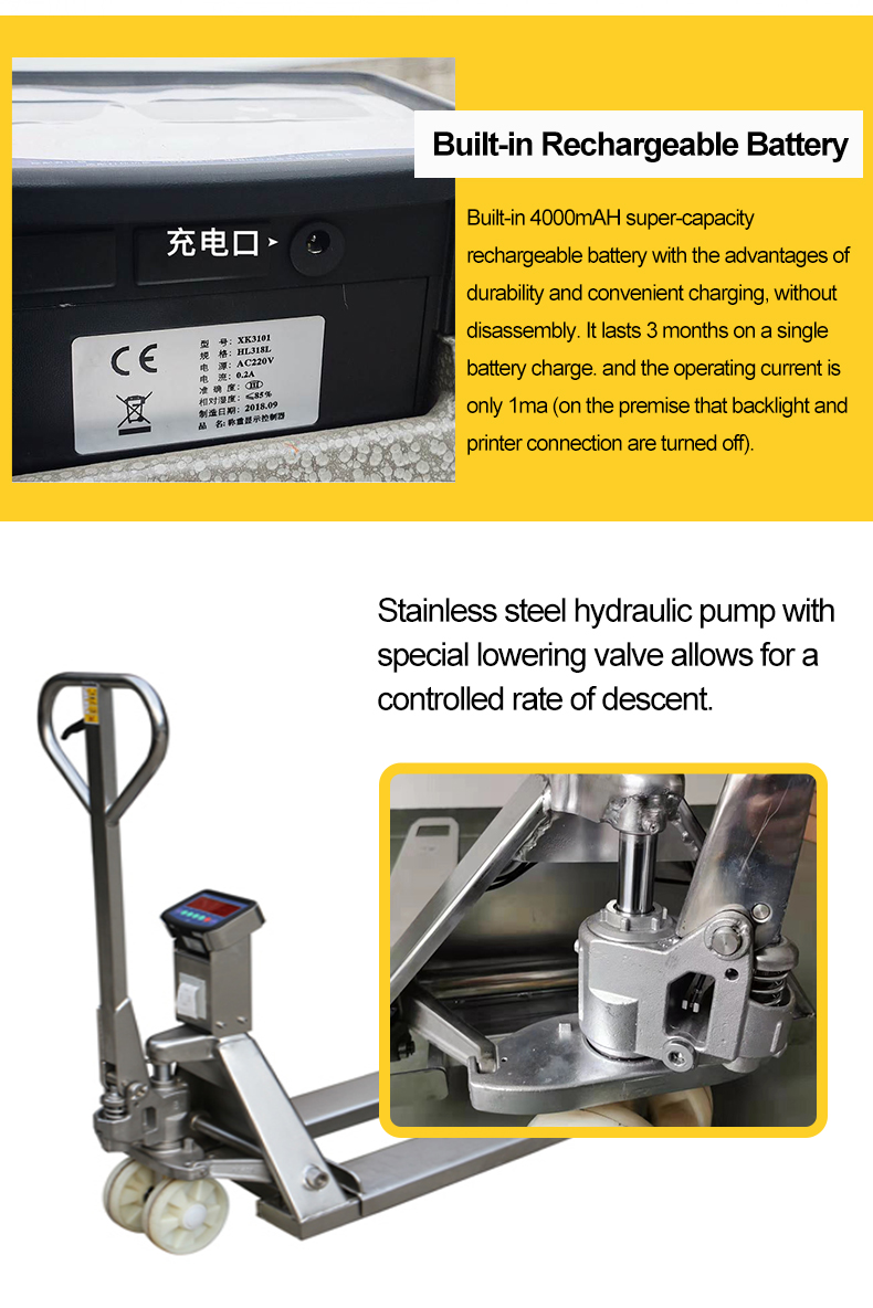 Stainless Steel Pallet Truck