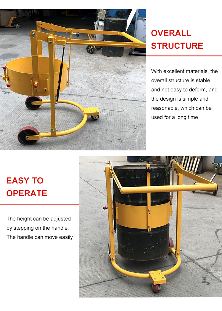 HD80C HD80D Manual Mechanical Drum Truck