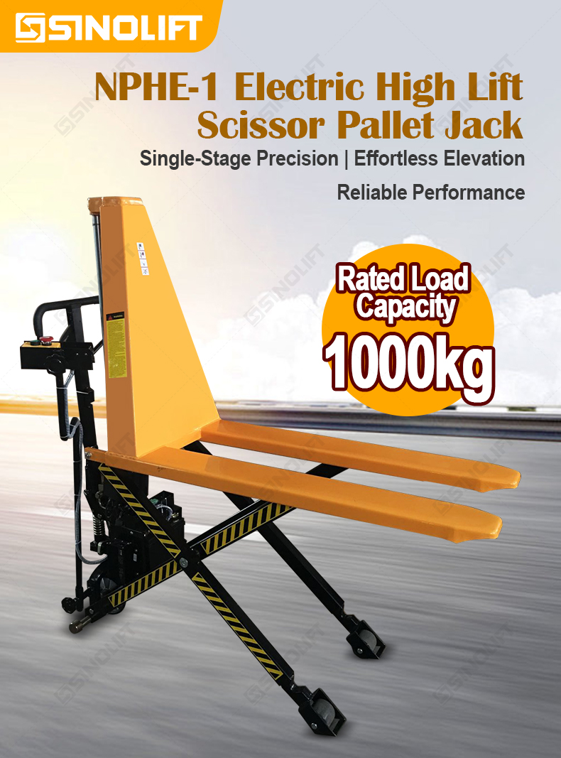High Lift Scissor Pallet Jack