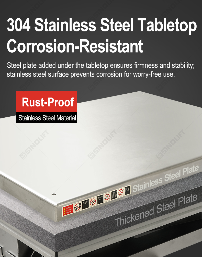 Stainless Lift Table
