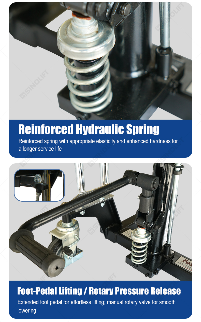 Light-Duty Hydraulic Roll Lifter, Manual Hydraulic Roll Lifter, Paper Roll Lifter, Roll Handling Equipment